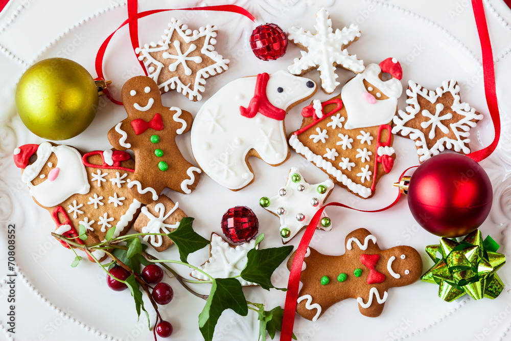 gingerbread cookies  and candies