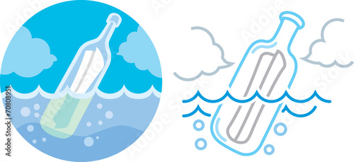 Message in a bottle Icon