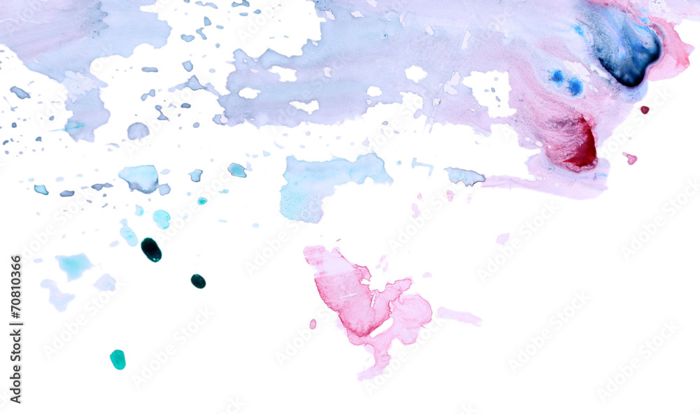 Abstract background made with watercolor paints