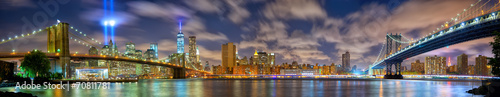 Manhattan panorama in memory of September 11, New York City © Oleksandr Dibrova