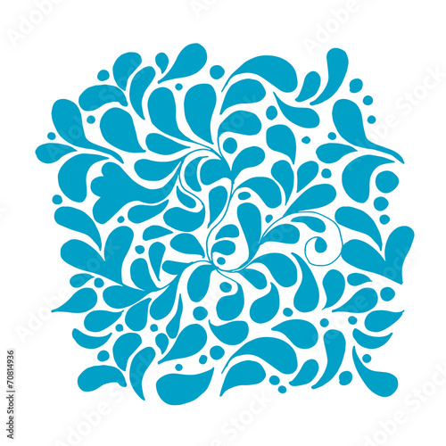 Floral abstract seamless pattern for your design