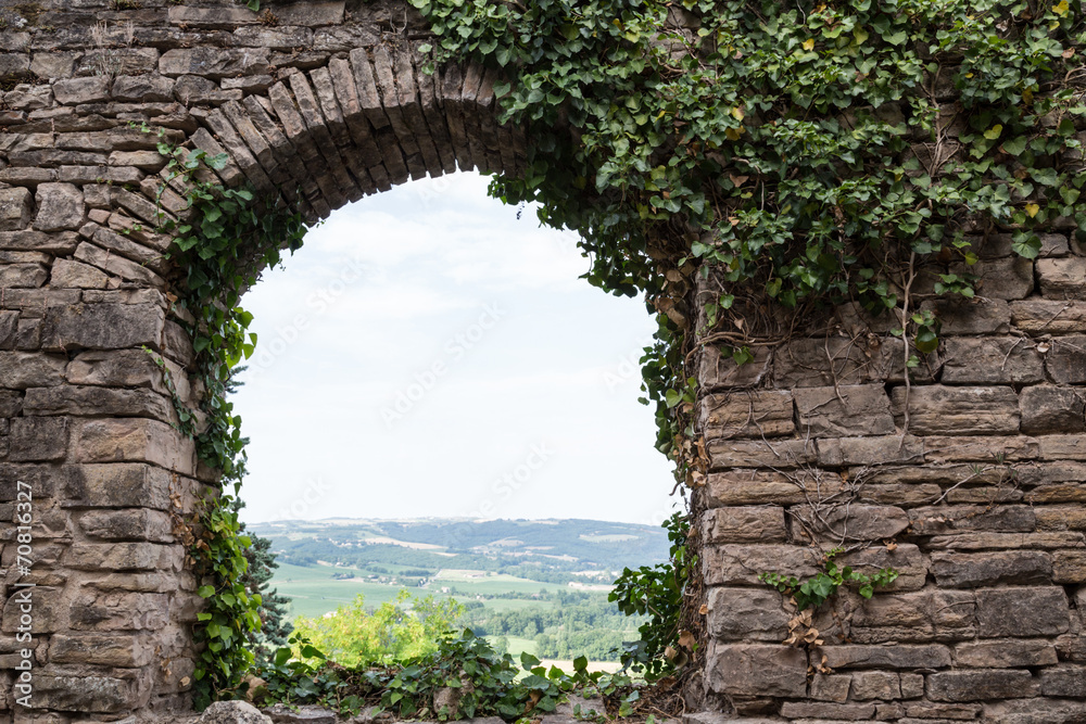custom made wallpaper toronto digitalArched View from France's Cordes-sur-Ciel