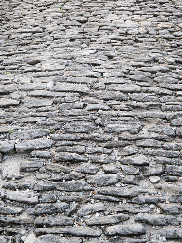 ancient cobblestoned pavement background