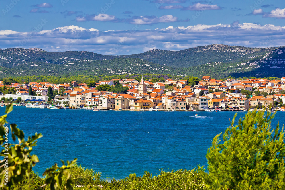 Pirovac coastal town waterfront view