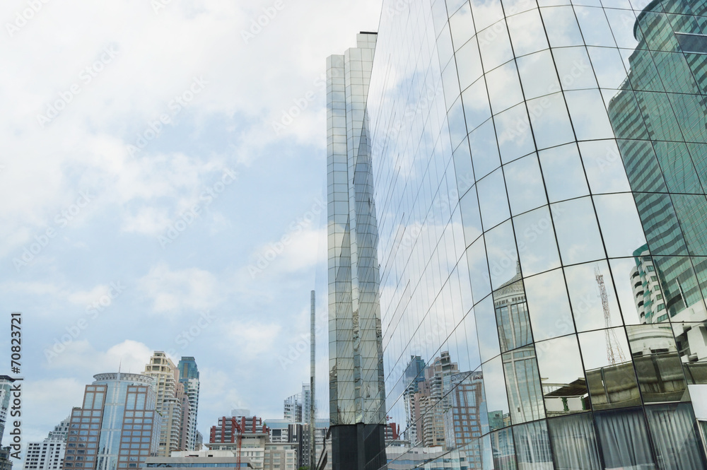 Fototapeta premium Tower window for business background