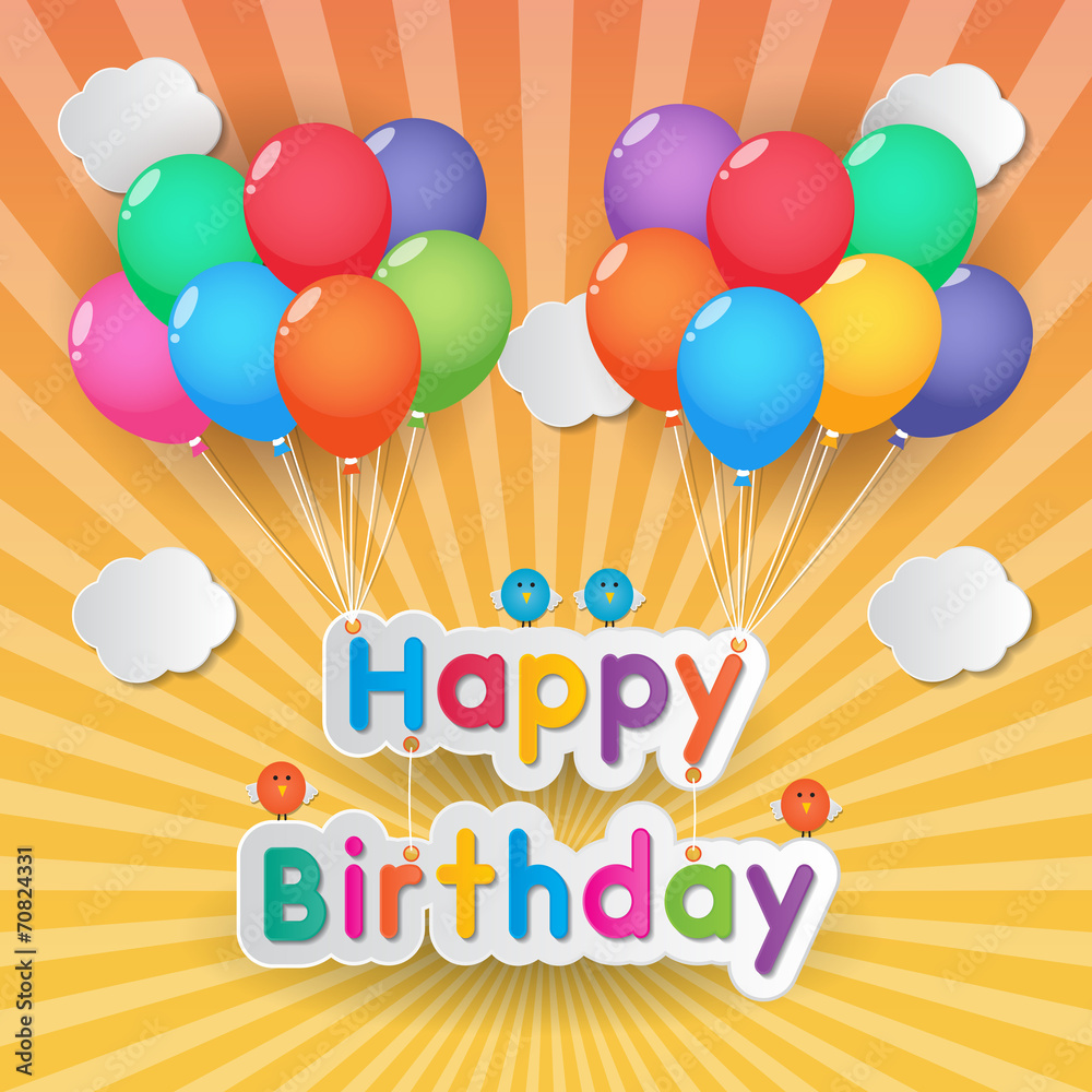 happy birthday balloons happy birthday balloons