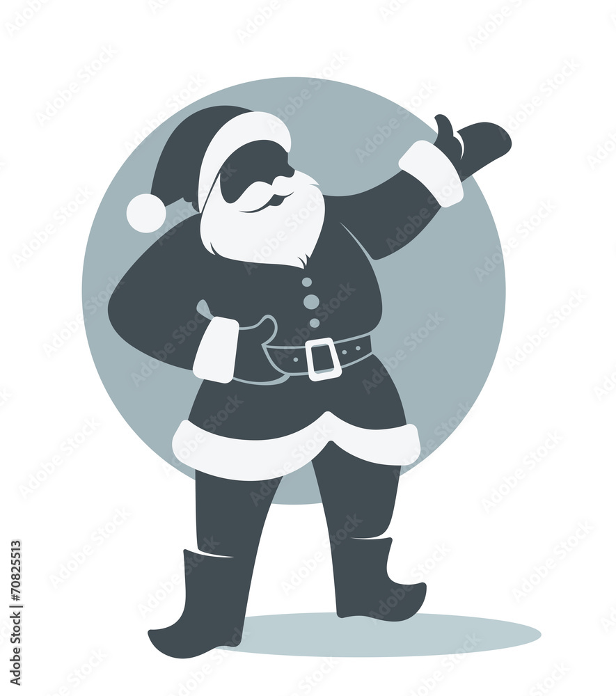 Santa Claus Vector silhouette Santa Claus Vector silhouette