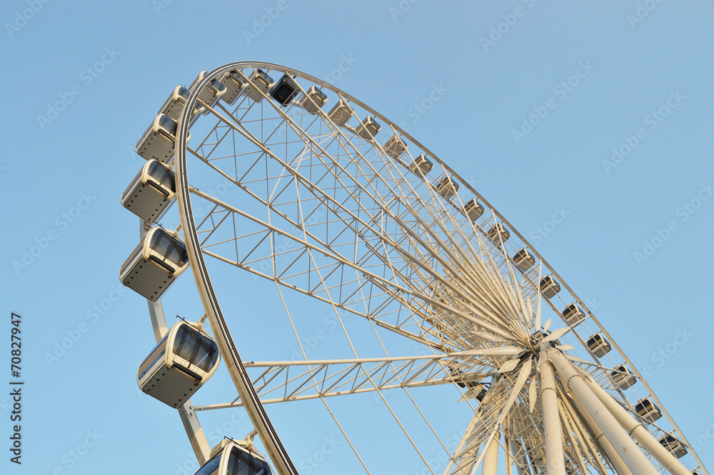 Fototapeta premium Big Ferris wheel at Asiatique