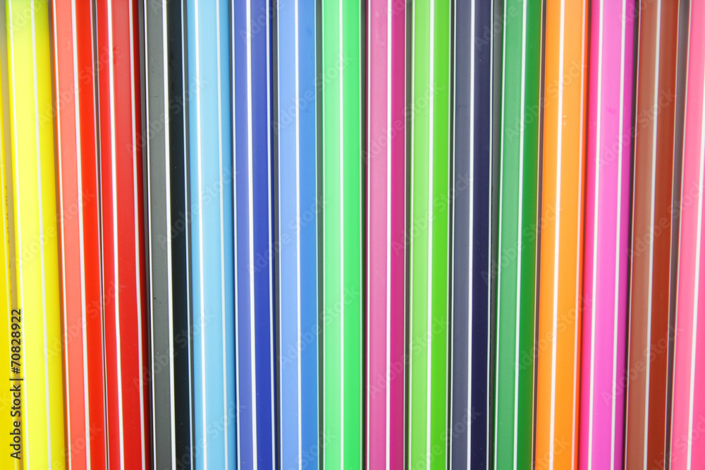Fototapeta premium Colored felt pens