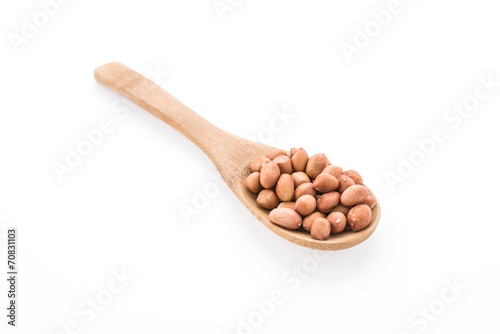 Peanut isolated on white background