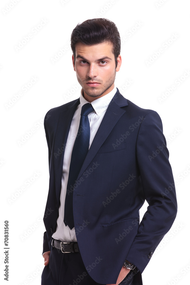 handsome business man looking at you handsome business man looking at you