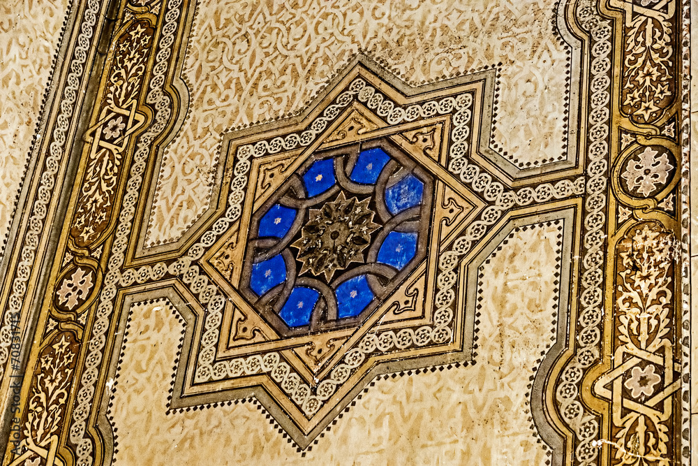 Interior details of an old synagogue 4