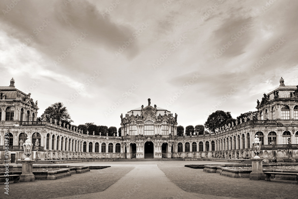 The Zwinger Palace in Dresden, Saxony, Germany