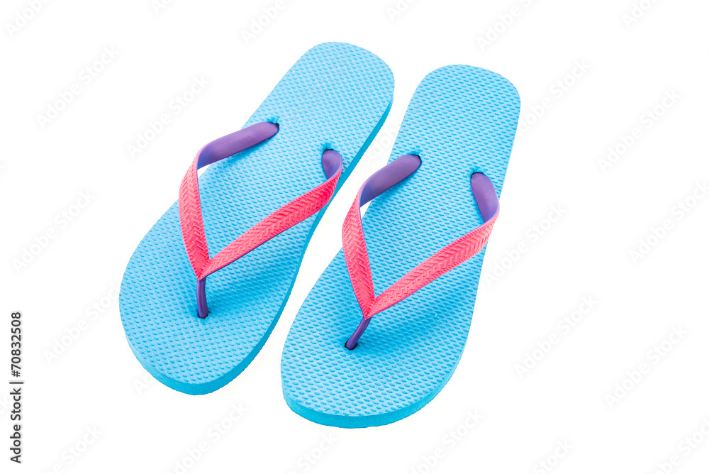 Flip flop isolated on white background Flip flop isolated on white background