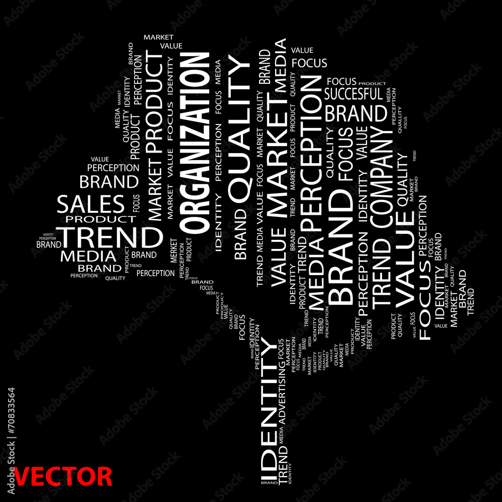 Vector conceptual tree word cloud Vector conceptual tree word cloud