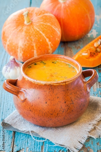 Pumpkin cream soup