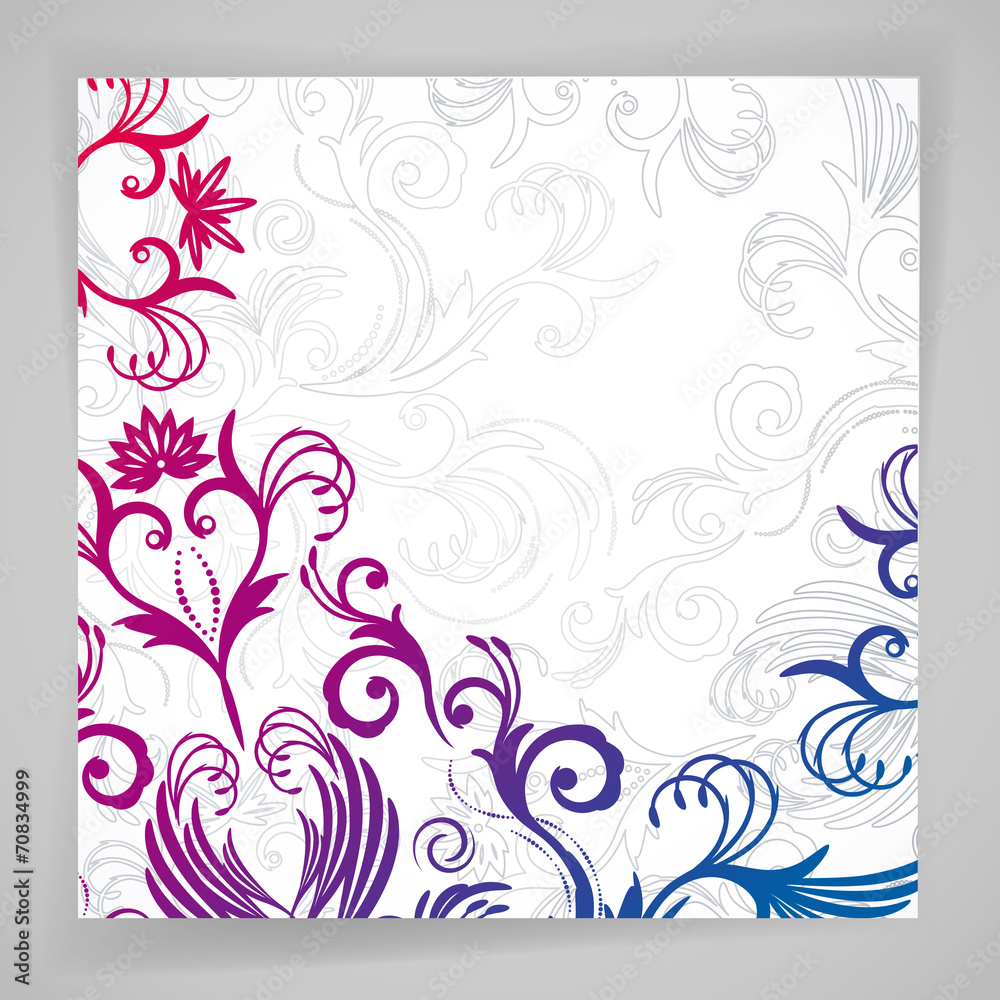 Abstract floral background with oriental flowers. Abstract floral background with oriental flowers.