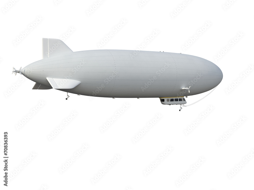 Fototapeta premium Illustrate of a airship