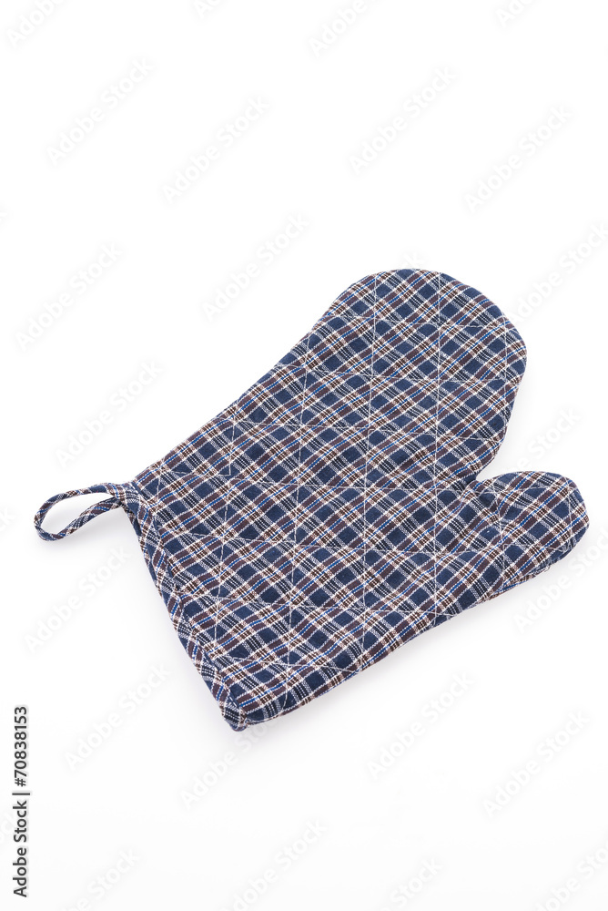 Mitten glove isolated on white background Mitten glove isolated on white background