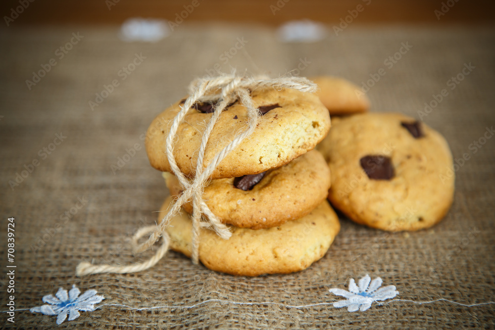 homemade cookies with chocolate chips homemade cookies with chocolate chips
