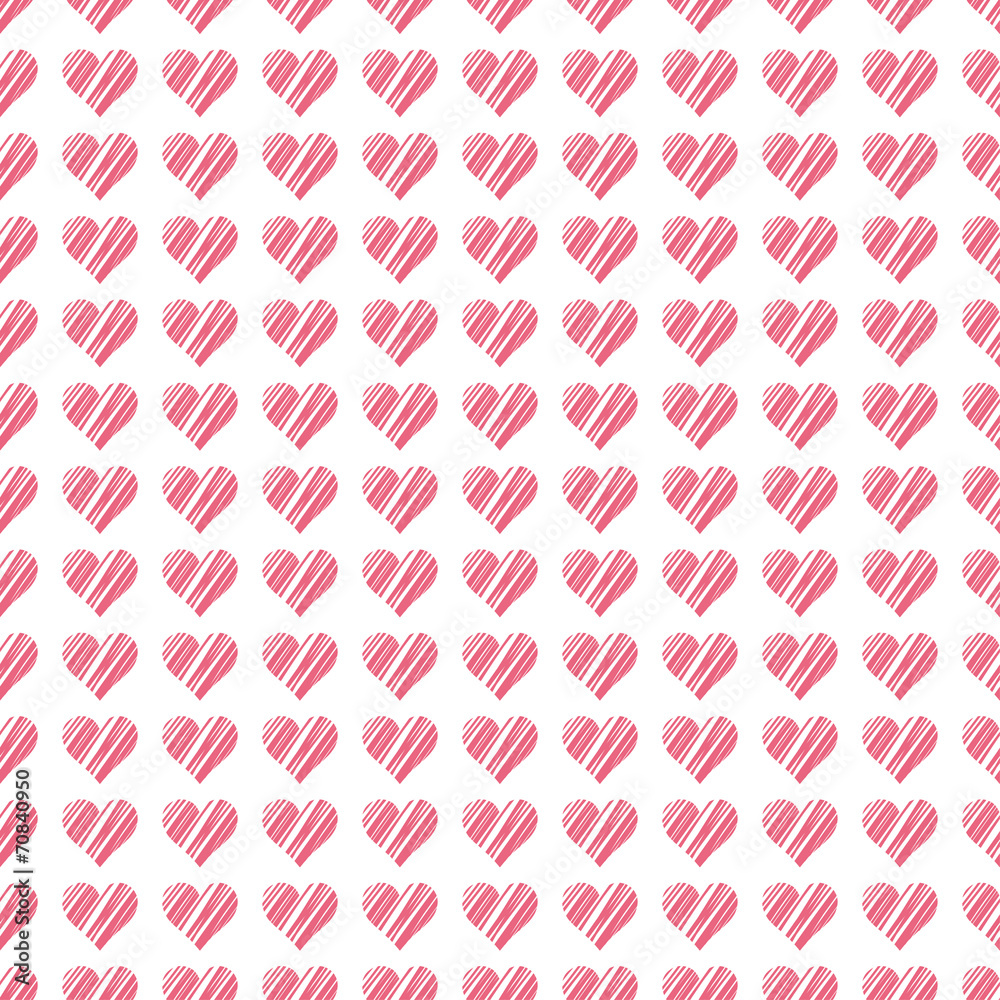 Romantic seamless pattern with hearts. Beautiful vector Romantic seamless pattern with hearts. Beautiful vector