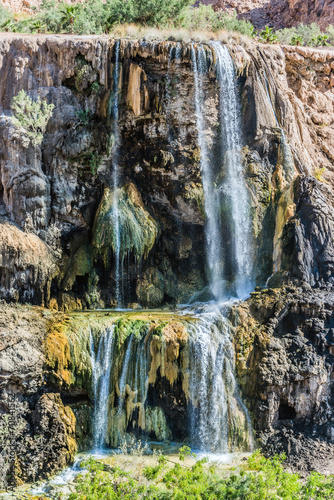 ma in hot springs waterfall Jordan