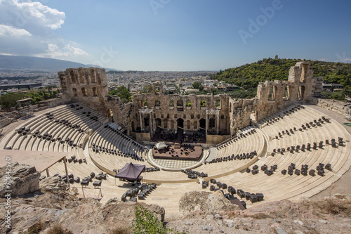 Odeon des Herodes Atticus auf der Akropolis in Athen