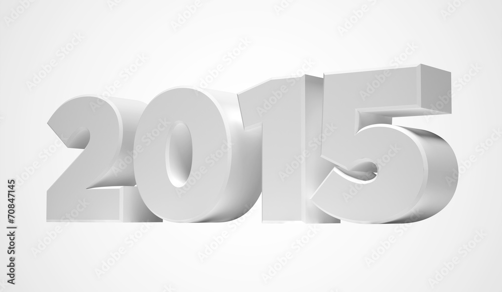 New Year 2015 isolated on a white background New Year 2015 isolated on a white background