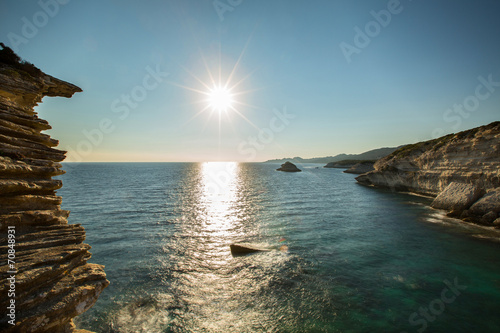 soleil sur la Mer Méditerranée