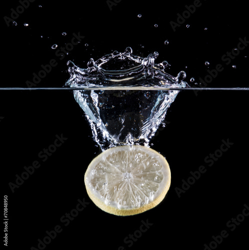 Lemon splashing