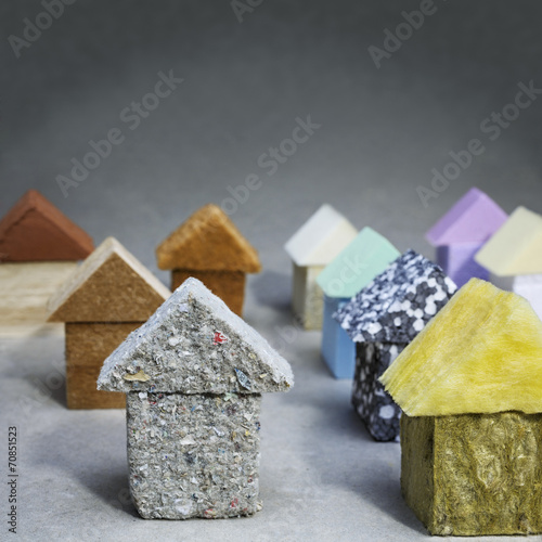 Green building, organic building materials photo