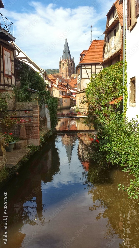Fototapeta premium Altstadt von Weißenburg im Elsass