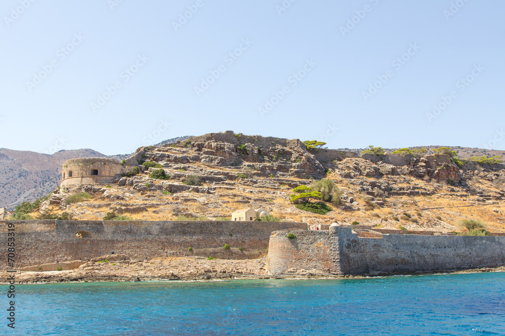 spinalonga island , crete