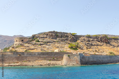 spinalonga island , crete