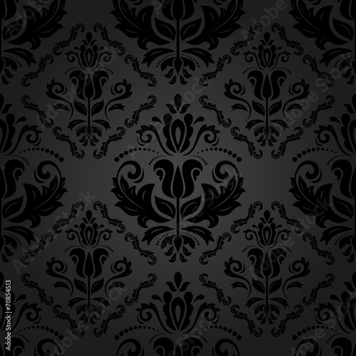 Damask Seamless Vector Pattern. Orient Background