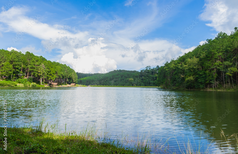 Fototapeta premium Reservoir at Mok Cham Pae