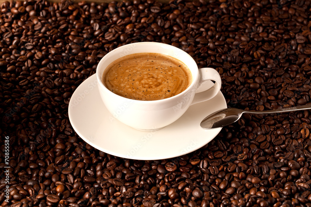 Naklejka premium tasse kaffe