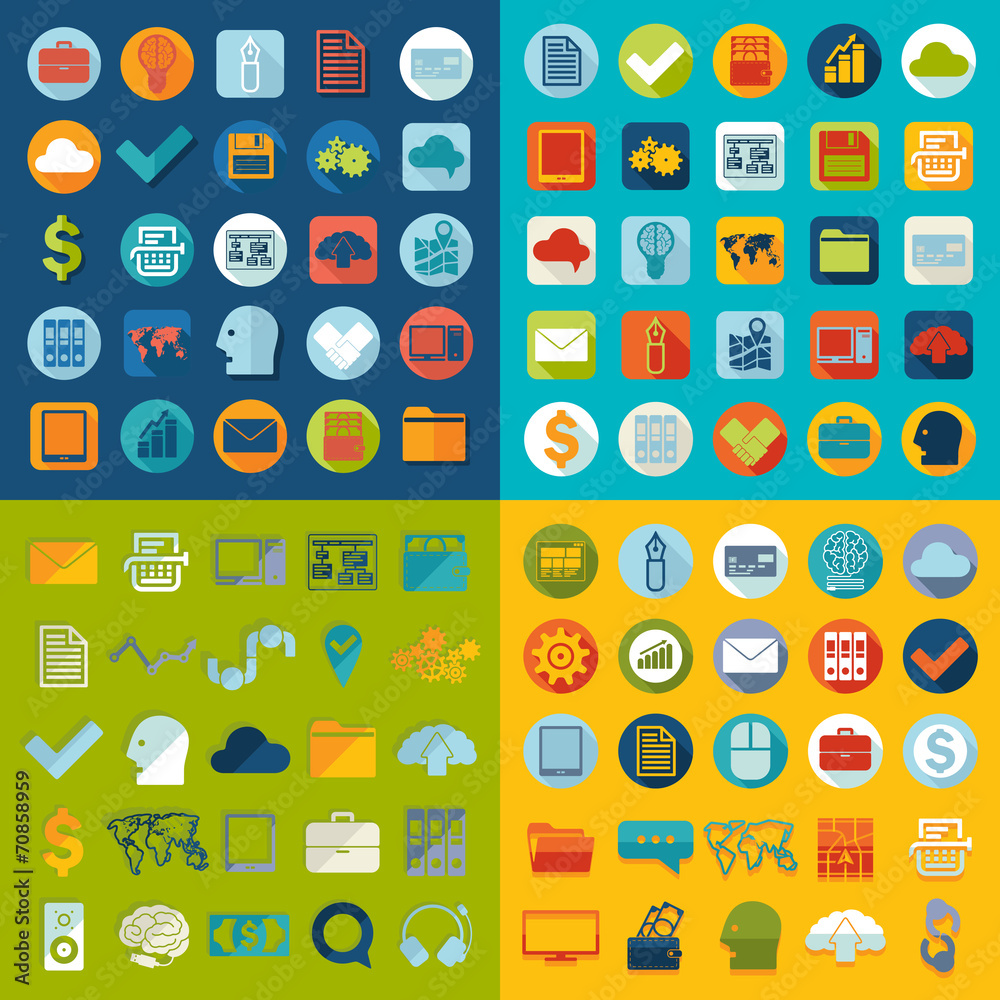 Set of business icons Set of business icons