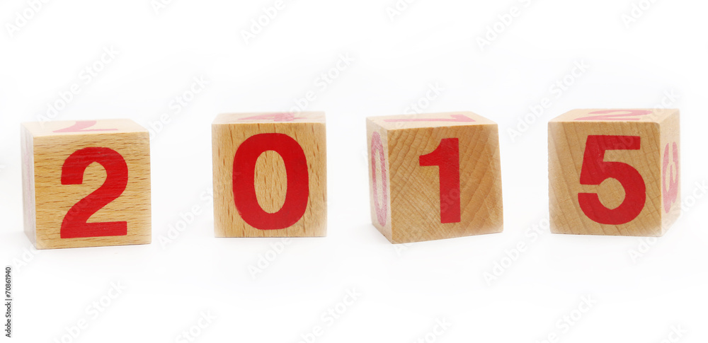 2015 - sign for the new year as a calendar date in numbers 2015 - sign for the new year as a calendar date in numbers