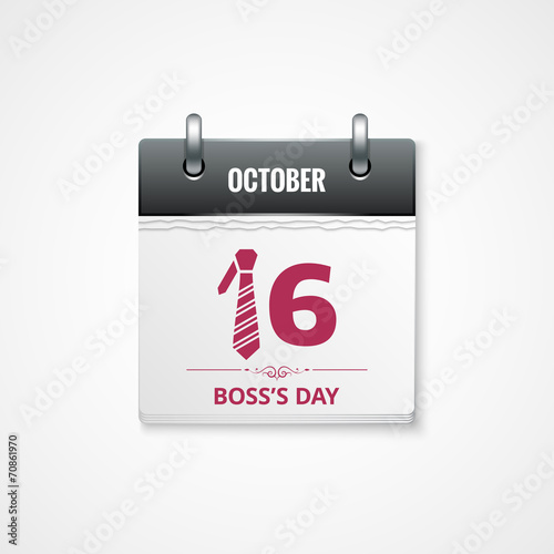boss day calendar  background