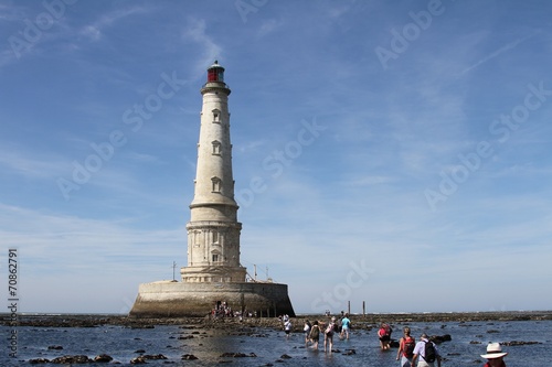 le phare de cordouan dans l'estuaire de la gironde