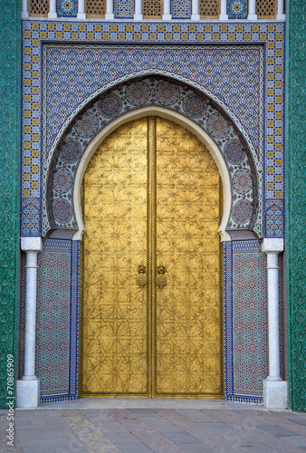 Royal Palace in Fez, Morocco