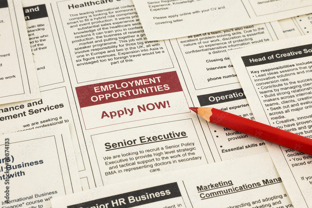 Obraz premium employment opportunities