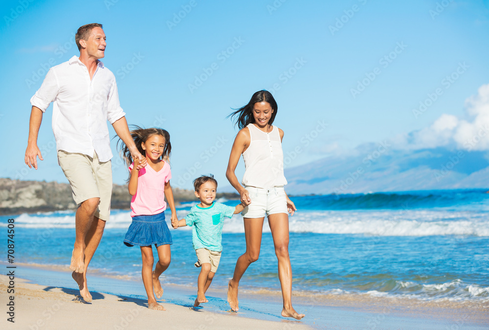 Happy Family on the Beach Happy Family on the Beach