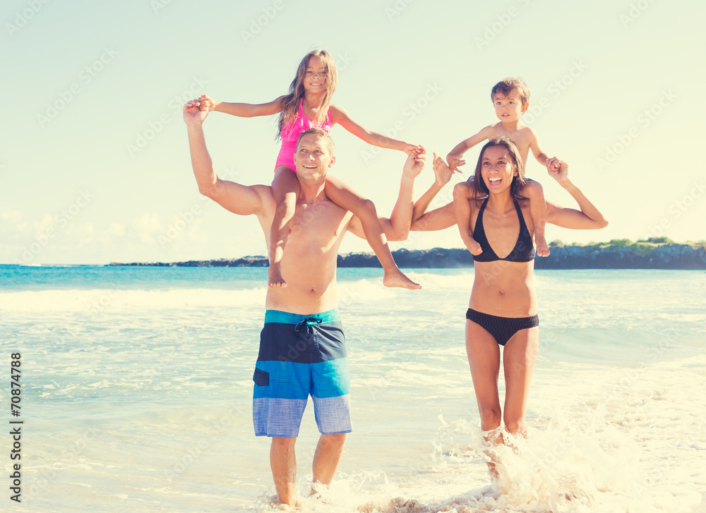 Family on the Beach Family on the Beach