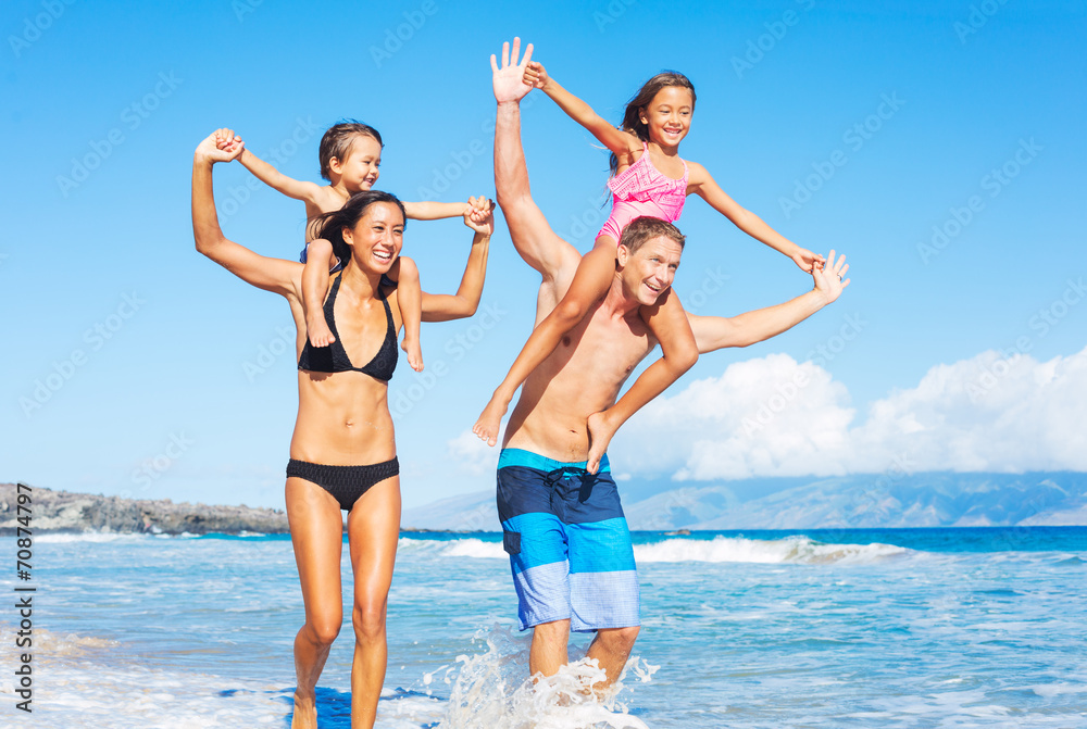 Family on the Beach