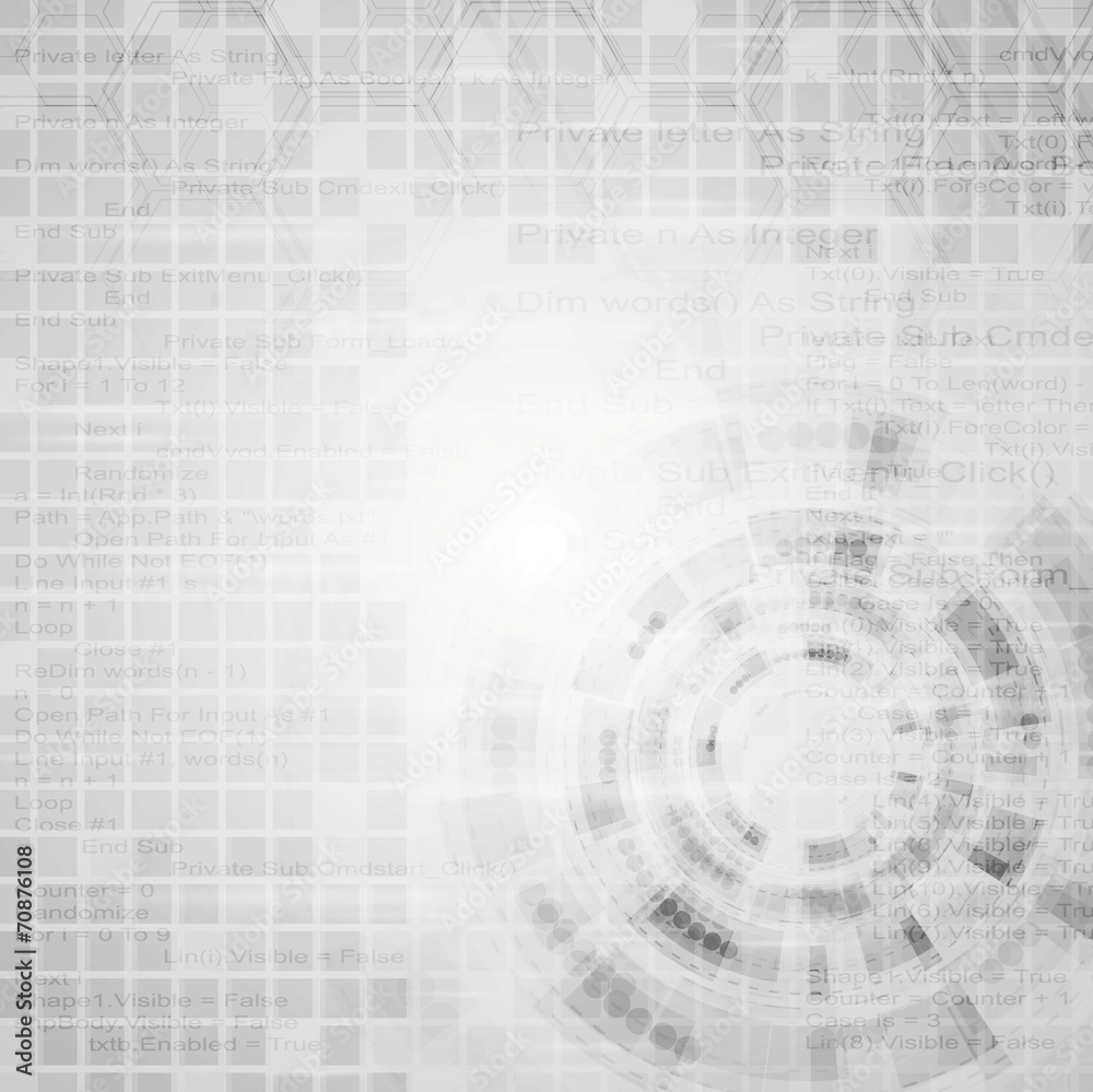 Abstract grey engineering tech background Abstract grey engineering tech background