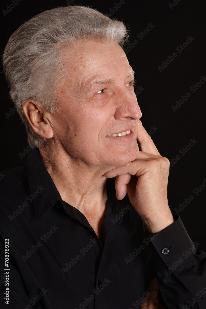Portrait of a senior man Portrait of a senior man