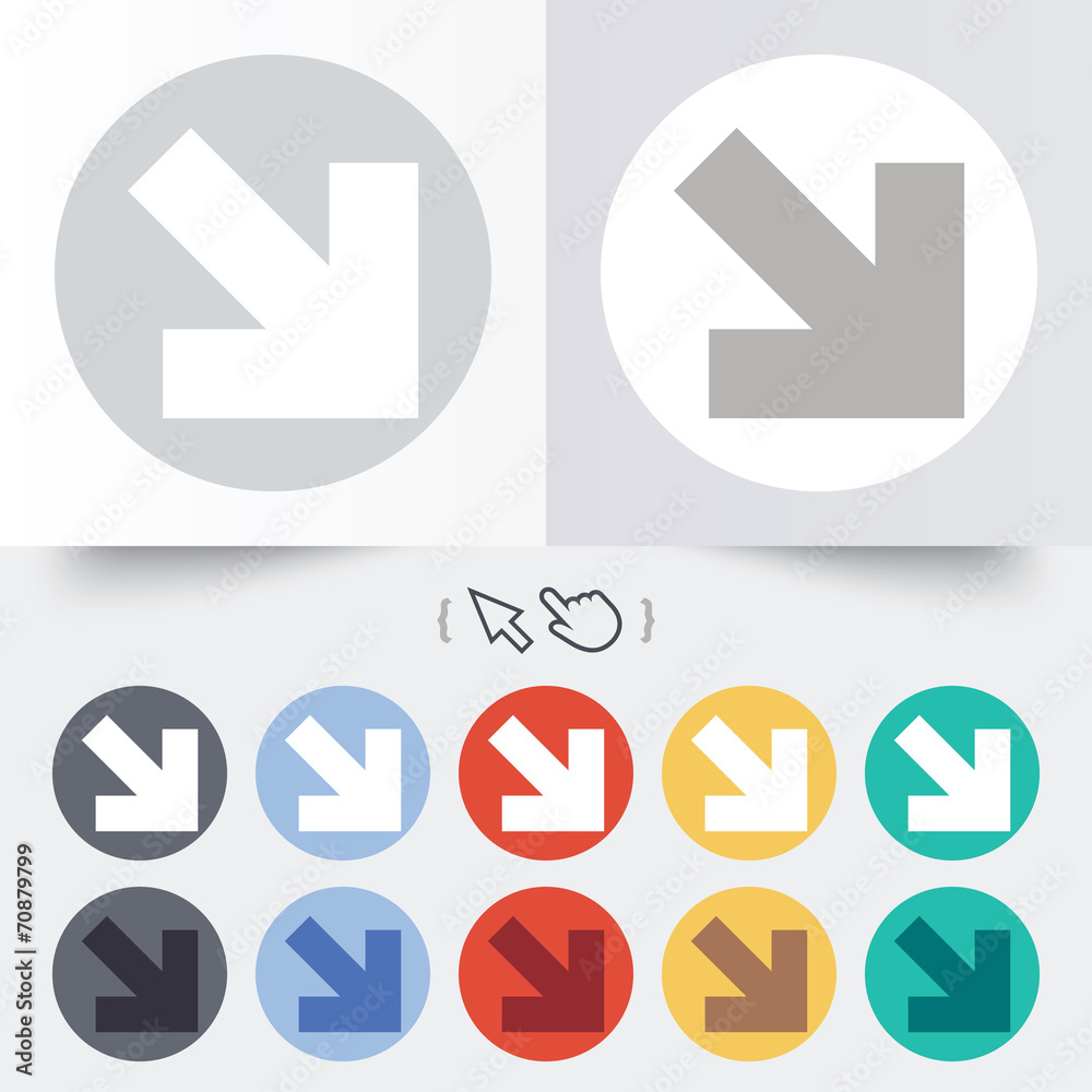 Arrow sign icon. Next button. Navigation symbol Arrow sign icon. Next button. Navigation symbol