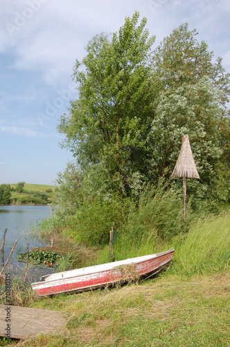 Obraz na płótnie Boat w salonie